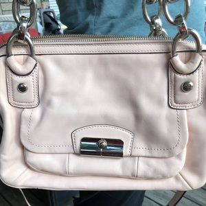 Blush Coach Kristen Signature Double Satchel